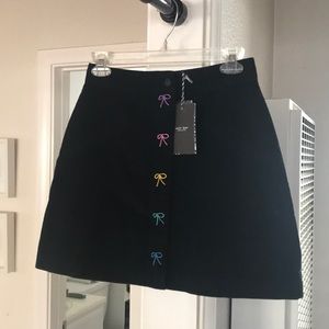 Lazy Oaf Corduroy Skirt - Navy
